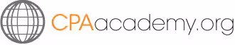 Logo of CPA Academy, a platform offering free NASBA-accredited webinars and self-study CPE courses for accounting professionals.